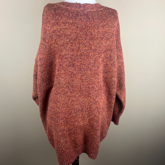 a.n.a A New Approach Long Sleeve Cardigan Sweater Plus Size 2X Burnt Orange - Picture 5 of 8